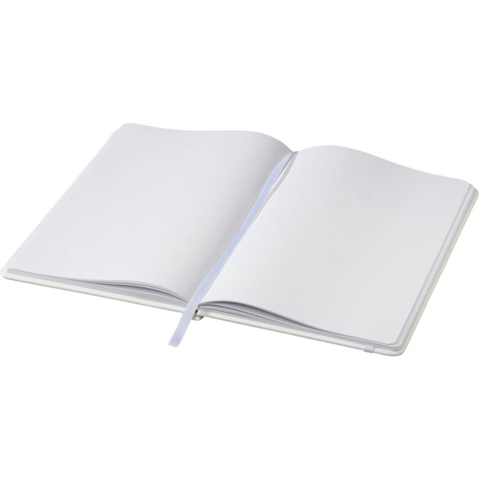 image 1 of Bullet Spectrum A5 Notebook - Blank Pages - White - 21 x 14 x 1.2 cm