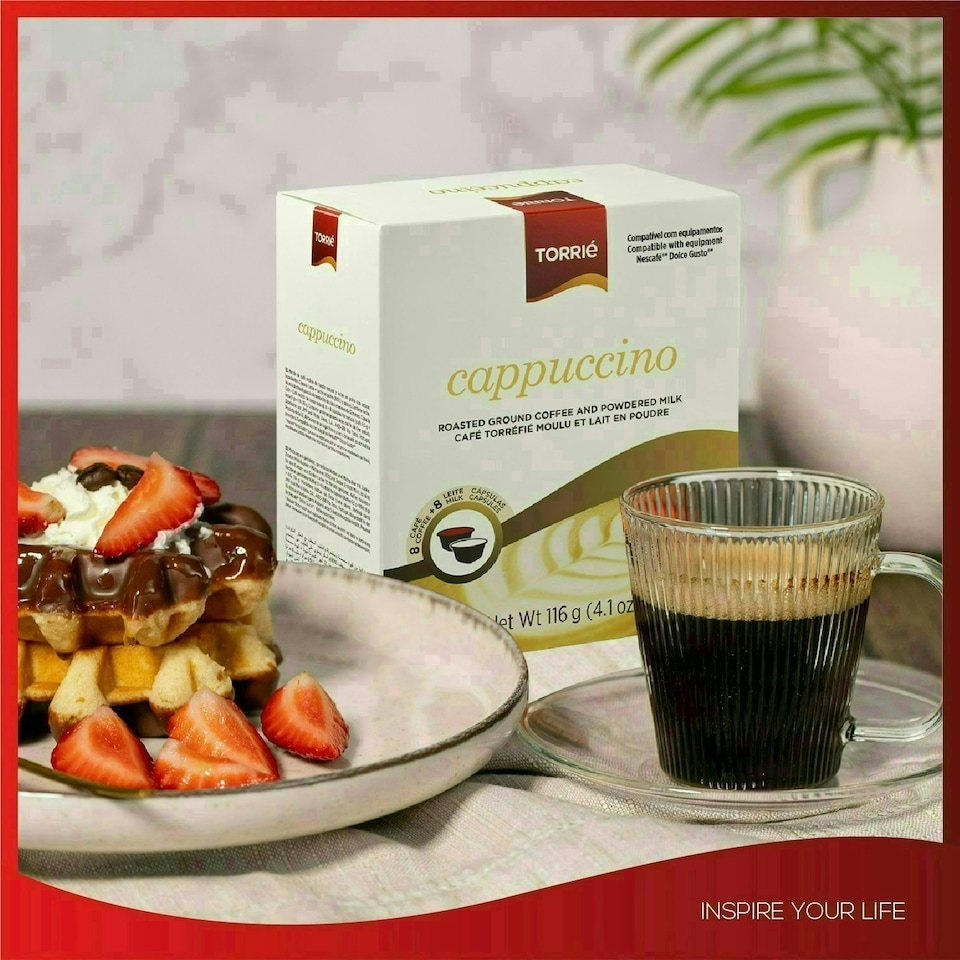 image 1 of Cappuccino - Dolce Gusto ® Compatible Milky Coffee Capsules (80 Pods)