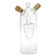 image 6 of 2 In 1 Glass Olive Oil And Vinegar Cruet Dispenser Bottle Dual Chamber