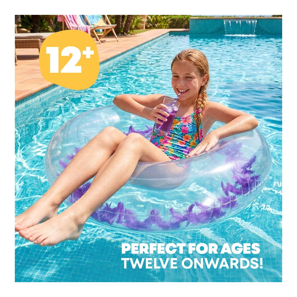 image 1 of SPLASH Large Pool Float Ring for Adults and Teenagers
