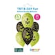 image 2 of TNT B-Day Gaming Green & Black Latex Balloons 33cm / 13 in - Pack of 6