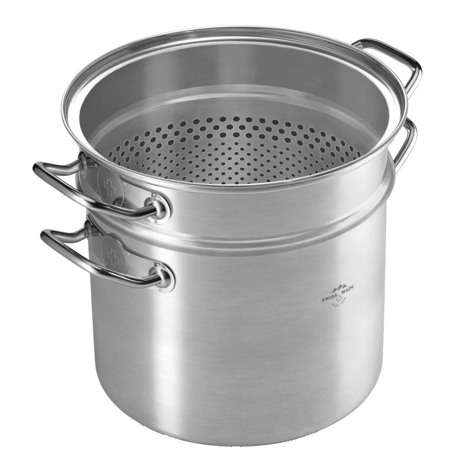 image 1 of Montreux Pasta Pot with Insert 6.5L 22cm