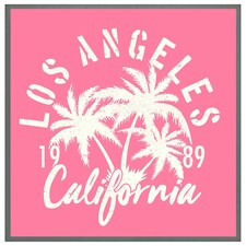 Los angeles california (Picutre Frame) Grey | L