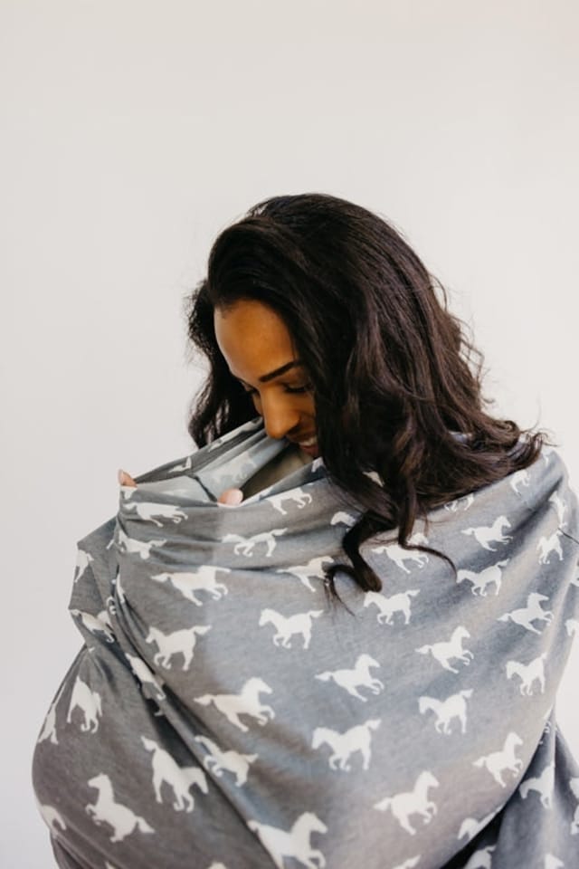 image 1 of Copper Pearl Nursing & Car Seat Cover Colt