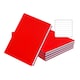 image 1 of Pack of 5 A4 160 Pages 8mm Ruled Red Casebound Notebooks