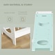 image 4 of HOMCOM Toddler Step Stool Kids Adjustable Standing Tower with Safety Rail 