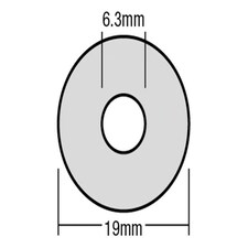 Forgefix Techfast Bonded Epdm Washer 5.5 X 16Mm Box 100