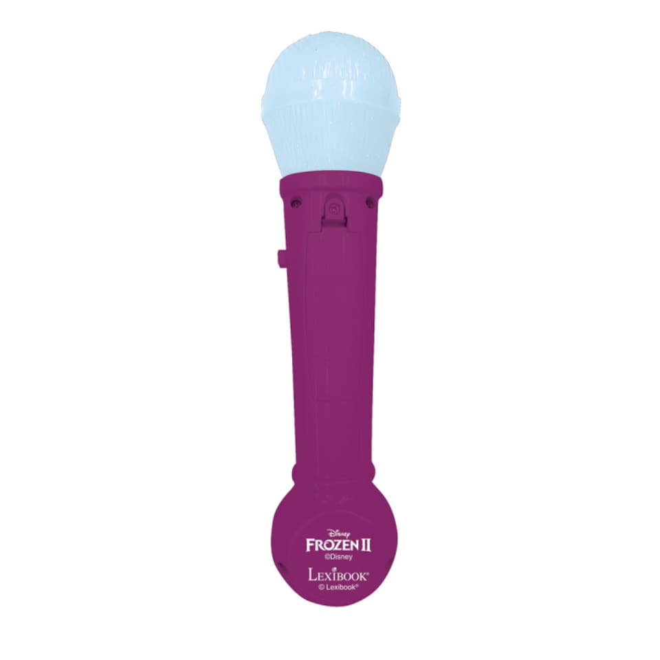 image 1 of Lexibook MIC80FZ Disney Frozen Lighting Microphone with Melodies and Sound Effects