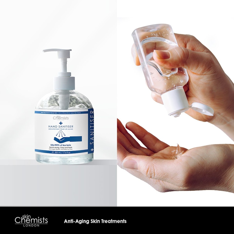 image 1 of skinChemists Hand Sanitiser 500ml x 2 Duo Set
