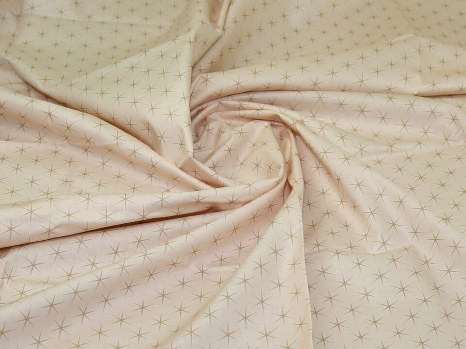 Cream 100% Cotton Fabric for Bag Making, Dressmaking, Quilting, 112cm / 44" Wide - per metre