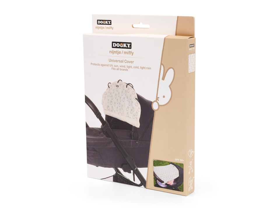 image 1 of Dooky Universal Pram Cover – UPF 50+ Sun Shade for Prams, Pushchairs, Buggies & Car Seats