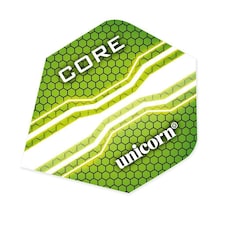 Unicorn Core .75 Plus Dart Flights - Green - One Size