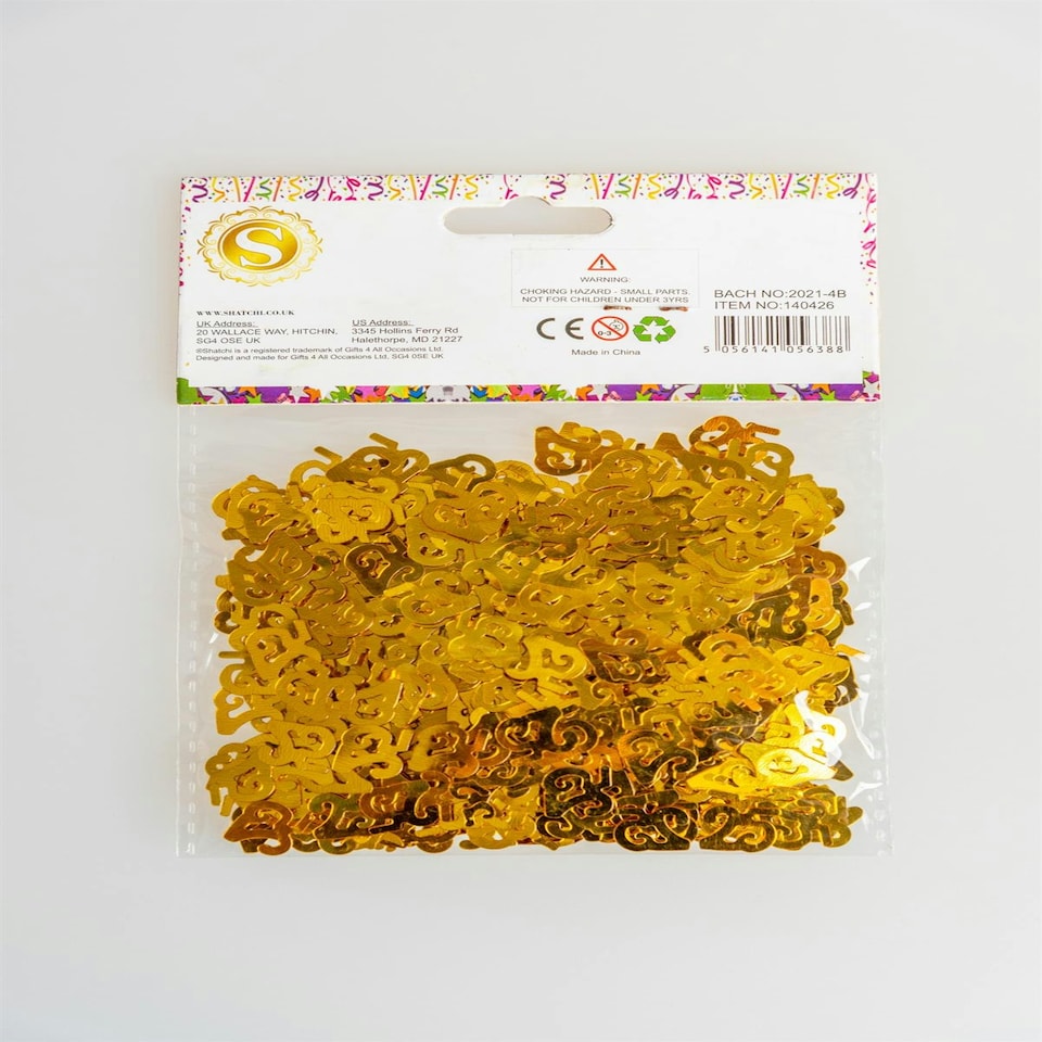 image 1 of 25th Confetti Gold 14g - 4pk