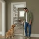image 8 of Safetots Super Narrow Baby Gate, 60.5cm - 66.5cm, White, Child Safety Barrier, Pressure Fit Stair Gate | White | 1