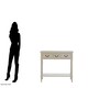 image 5 of Interiors by Premier Grey Console Table for Hallway, Pine Wood  Wood Table for Home Décor with 3 drawers Grey