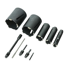 Timco - Dry Diamond Core Drill Kit (Size 5pcs - 5 Pieces)