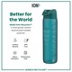 image 5 of Leak Proof 1 Litre Water Bottle, BPA Free, 1000ml (32oz) | Blue | Aqua | 1L