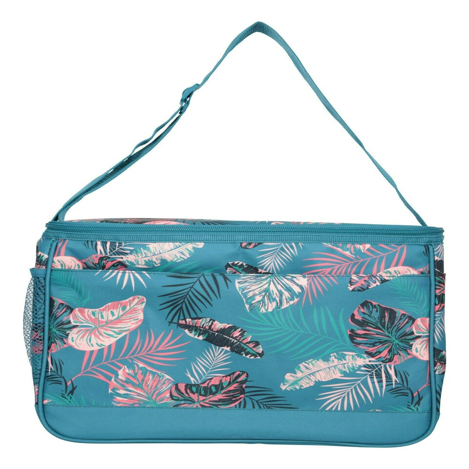image 1 of Mountain Warehouse 25L Picnic Camping Coolbag Lightweight Durable Adjustable Bag Pink | Coral