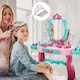 image 4 of Role Play Girls Dressing Vanity Table Set Makeup Set with Light and Sound