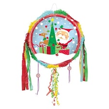 Colourful Santa Christmas Pull String Pinata