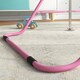image 8 of HOMCOM Kids Gymnastic Bar w/ Adjustable Height, Foldable Training Bar - Pink
