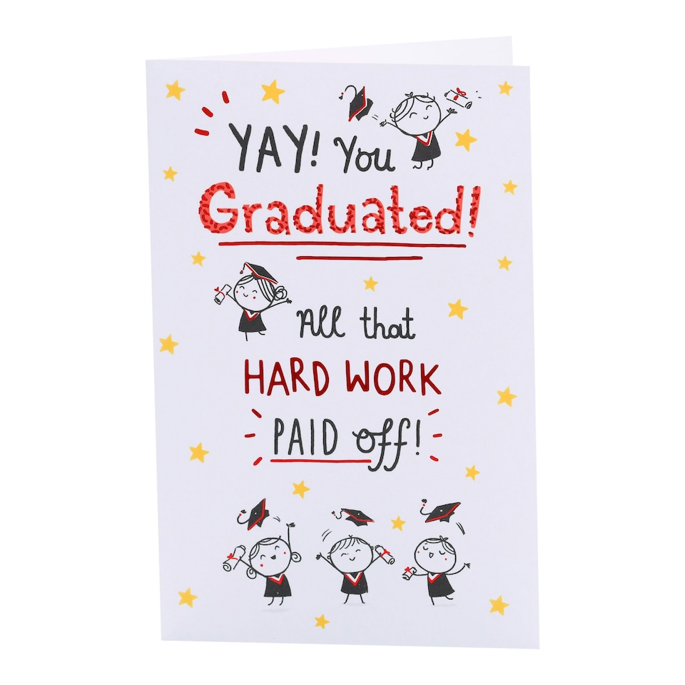 image 1 of Graduation/Congratulations Card for Him/Her/Friend | Yay! Design