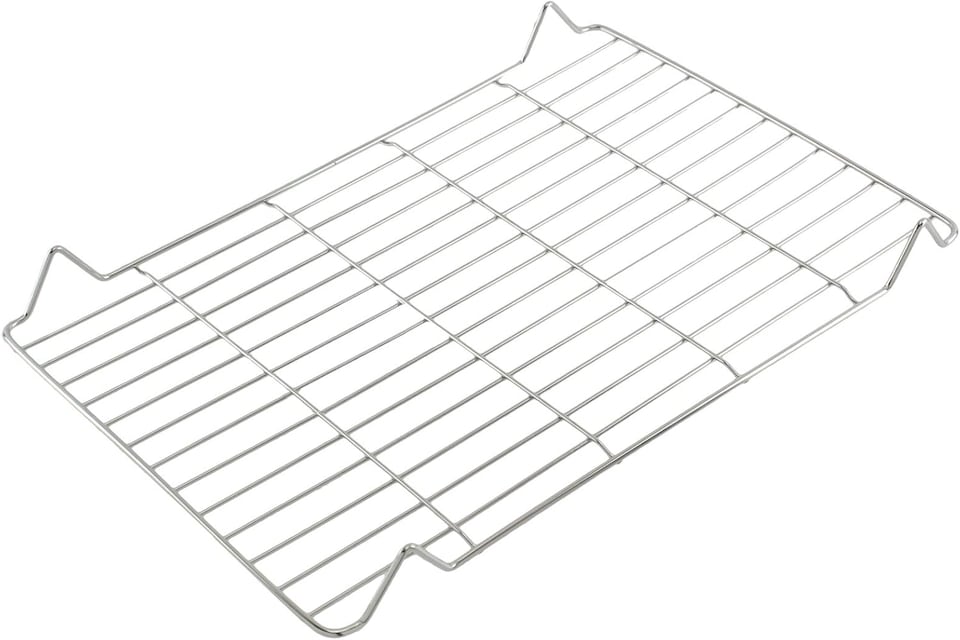 image 1 of SPARES2GO Small Grill Pan Rack Insert Tray compatible with Rangemaster Oven Cookers (335mm x 225mm)