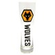 image 1 of Wolverhampton Wanderers FC Tall Beer Glass - Clear - One Size