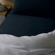 image 1 of OHS 100% Brushed Cotton Soft Cosy Warm Fleece 25cm Deep Elasticated Fitted Sheet | Blue | Navy | Double