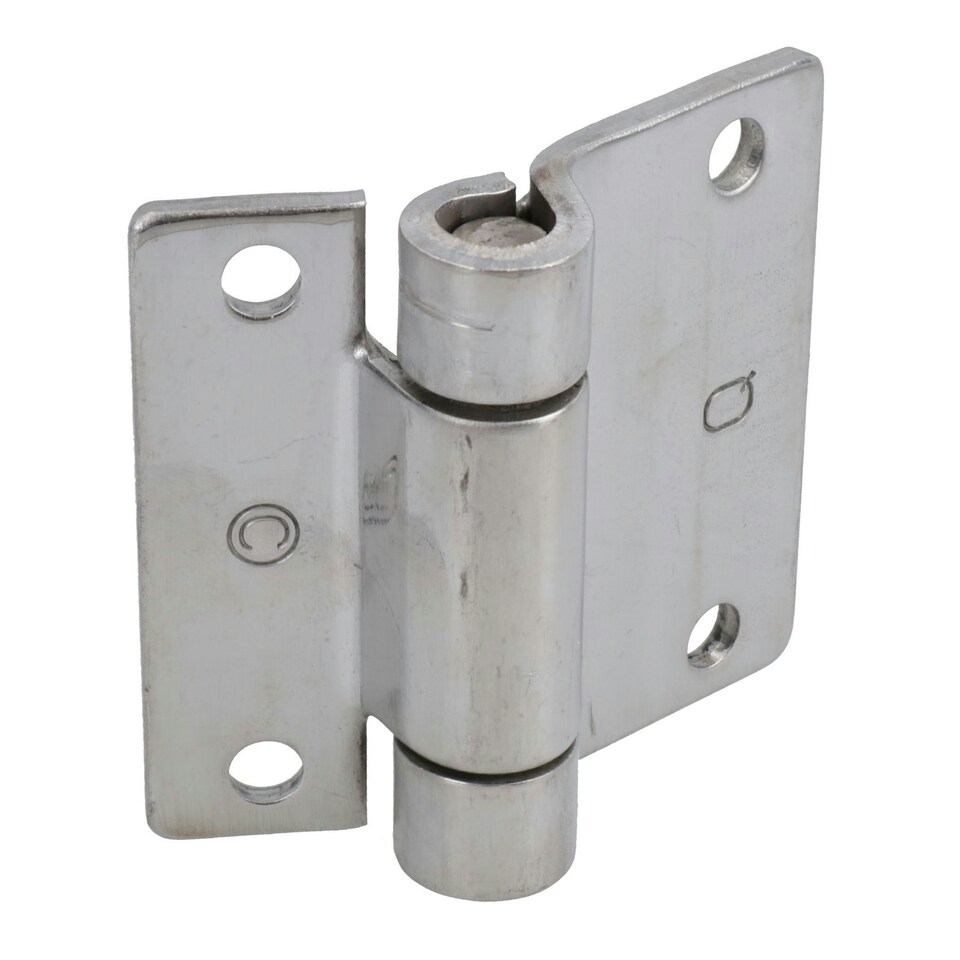 image 1 of Stainless Steel Hinge Heavy Duty 65x73mm Industrial Door Hatch Locker 4PK Silver