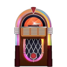 Pink Jukebox PVC Party Sign Decoration 152cm x 97cm