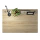 image 4 of Prima Desk 120cm in Oak with Silver Grey Steel Legs
