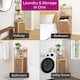 image 5 of Neo Bamboo Laundry Bin Hamper Basket Tilt Pull Out Basket Storage