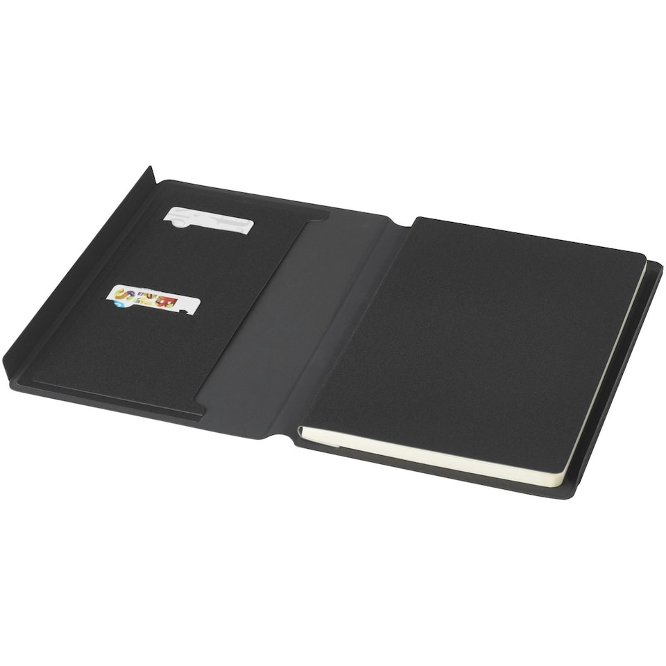 image 1 of Notu Recycled Padfolio - Solid Black - One Size