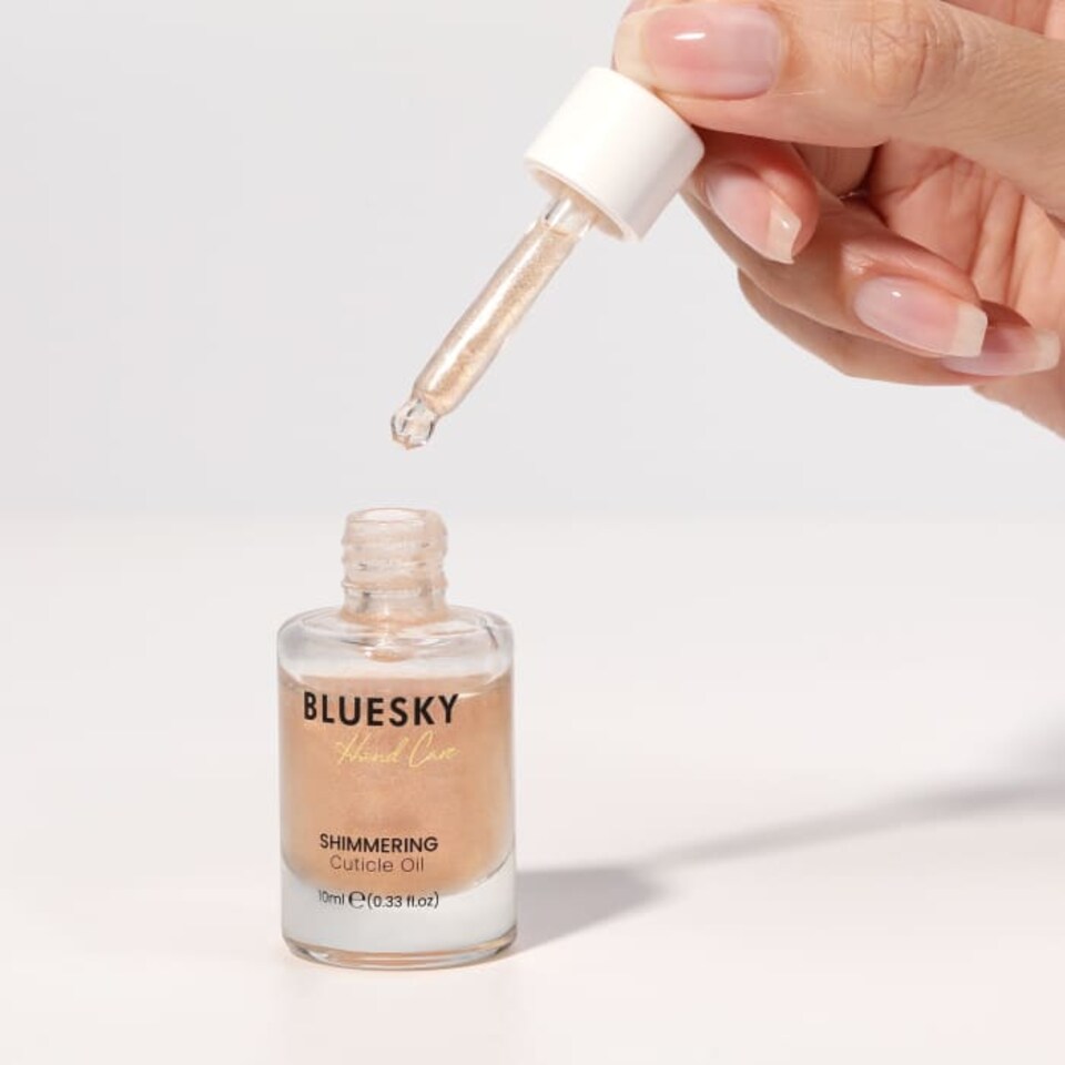 image 1 of Bluesky Gold Cuticle Oil - Shimmering Cuticle Oil 10ml