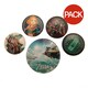image 1 of The Legend Of Zelda Tears Of The Kingdom Badge Set (Pack of 5) - Multicoloured - One Size