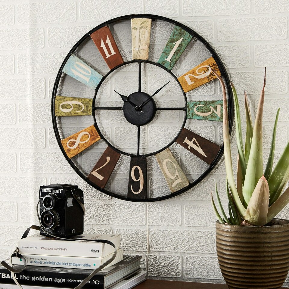 image 1 of Cassia ARCHIE Metal Clock Industrial style Multi