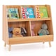 image 1 of COSTWAY Wooden Children Bookcase Bookshelf Cabinet Natural | Yellow