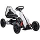 image 1 of HOMCOM 12V Electric Go Kart w/ Forward Reversing 2 Speeds for 3-8 Yrs White