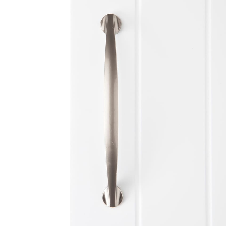 image 1 of Salcombe Upright Bread Bin, White Wooden Kitchen Corner Cabinet | White | 1