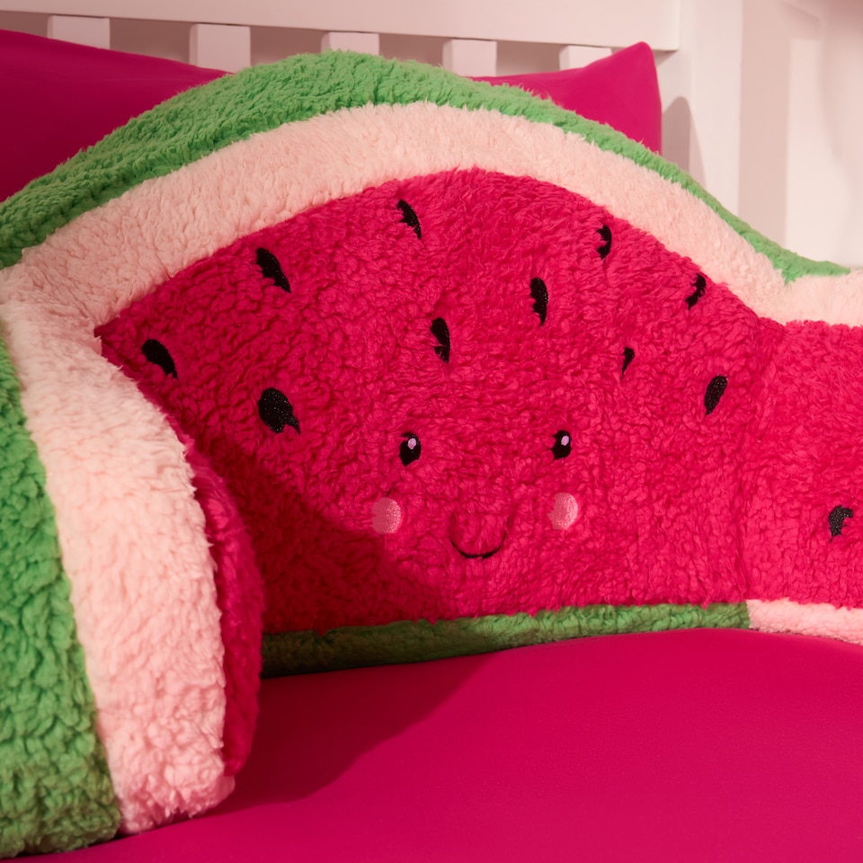 image 1 of OHS Watermelon Cuddle Cushion Novelty Reading Pillow