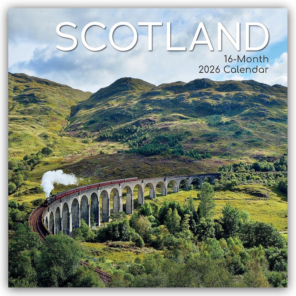 Scotland 2026 Wall Calendar, Gift