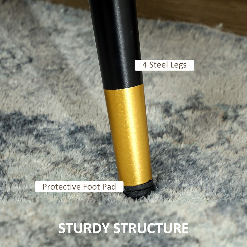 image 1 of HOMCOM Modern Two Seater Sofa, Button Tufted Loveseat with Cushions and Steel Legs for Living Room, Guest Room, Grey