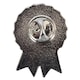 image 2 of Manchester United FC Metal Rosette Badge - Red/Black - One Size Multi