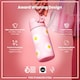 image 6 of Leak Proof Kids Water Bottle, Stainless Steel, 400ml (13oz) | Pink | Daisies | One Size