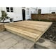 image 4 of 2.4m x 2.4m (8ft x 8ft) Deluxe Wooden Decking Timber Kit - 6x2 Joists - 32mm Thick Timber Decking Boards (Stronger and Tougher)