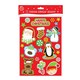 image 3 of 2 A4 SHEETS OF CHRISTMAS BUBBLE STICKERS