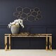 image 2 of Interiors by Premier Stylish Console Table, Ample Storage Console Table For Livingroom, Durable Hallway Table For Balcony Gold