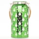 image 2 of 20cm Christmas Decorated Jar - Green Lantern