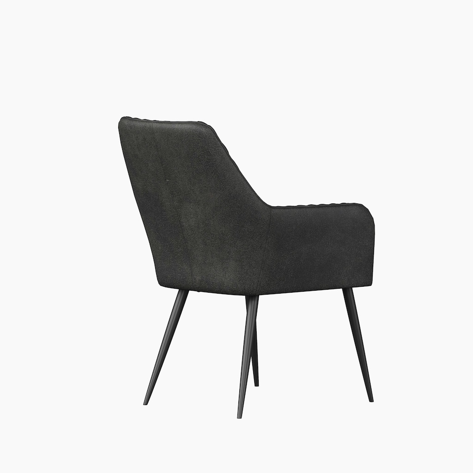 image 1 of Set Of 2 Ella Technology Fabric Dining Chair | Grey | Grey | One Size